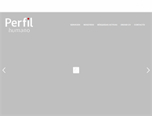 Tablet Screenshot of perfil-humano.com